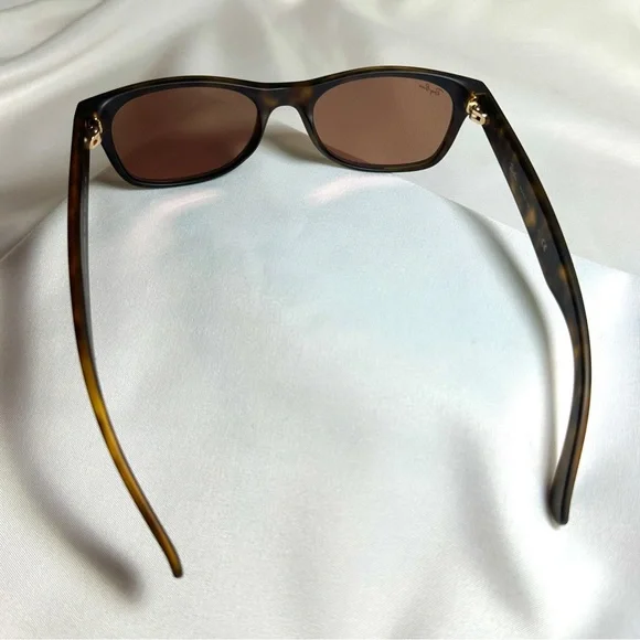 Ray-Ban New Wayfarer Sunglasses Tortoise with Copper Flash Lenses - Picture 4 of 8